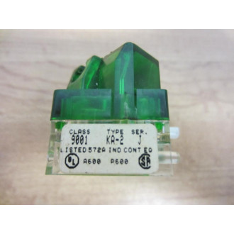 Square D 9001-KA2 Contact Block 9001KA2 88001 Green - Used Square D 9001-KA2 Contact Block 9001KA2 88001 Green - Used