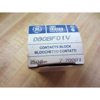 GE General Electric 080BF01V Contact Block GE General Electric 080BF01V Contact Block