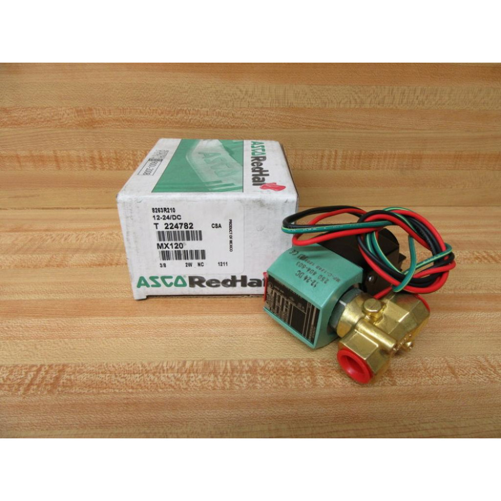 AscoRed Hat 8263R210 General Purpose Solenoid Valve AscoRed Hat 8263R210 General Purpose Solenoid Valve