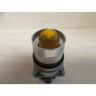 Square D 9001 LR1L Push Button Operator Amber Domed Button Square D 9001 LR1L Push Button Operator Amber Domed Button
