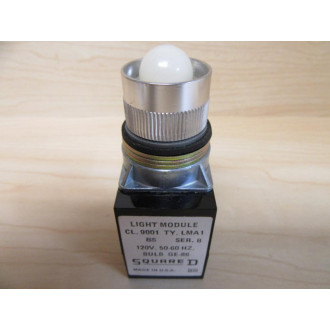 Square D 9001 LR1L Push Button Operator White Domed Button