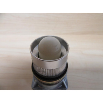 Square D 9001 LR1L Push Button Operator White Domed Button Square D 9001 LR1L Push Button Operator White Domed Button