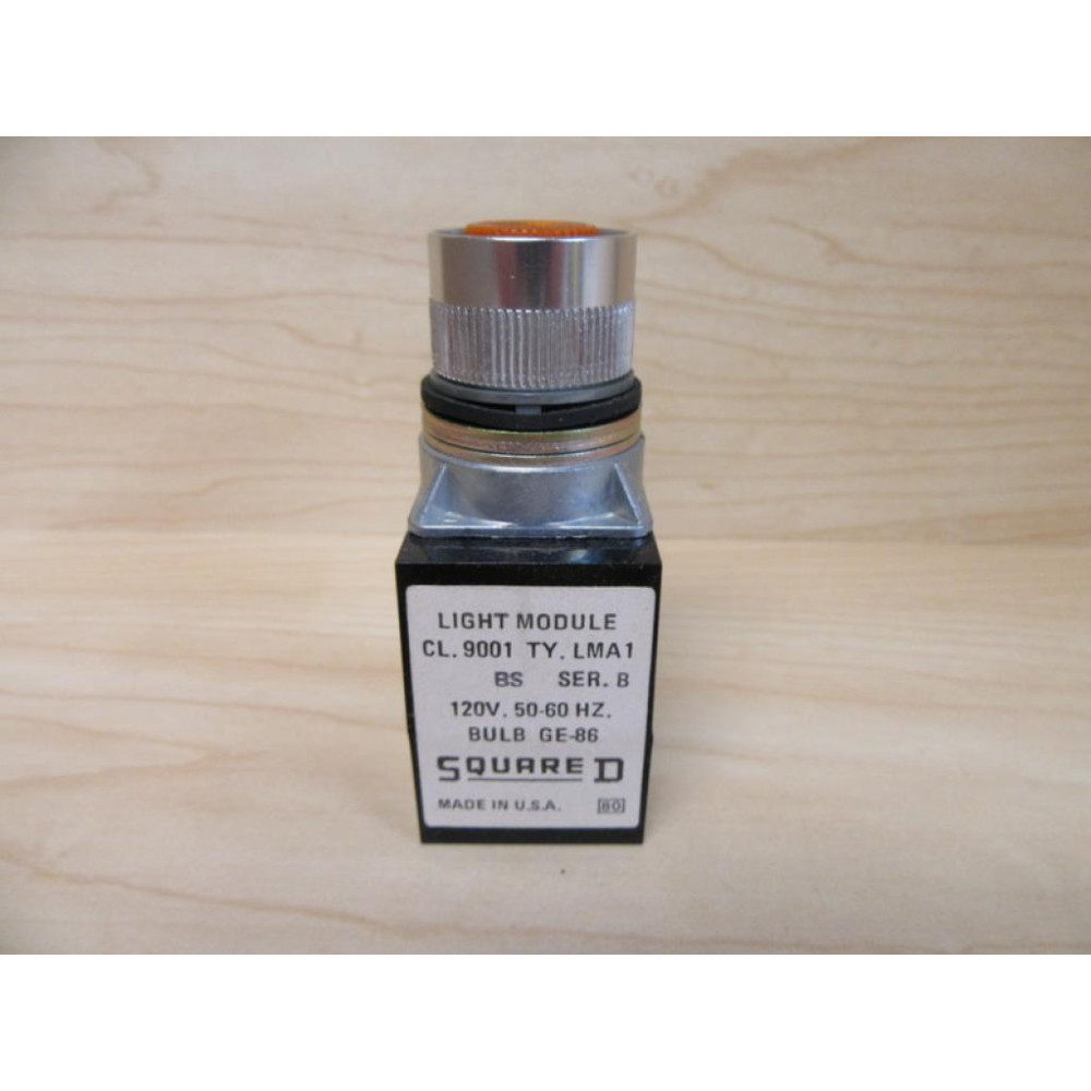 Square D 9001 LR1L Push Button Operator Amber Flat Button Square D 9001 LR1L Push Button Operator Amber Flat Button