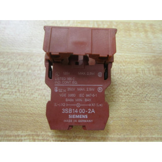 Siemens 3SB1-400-2A Module 3SB14002A 3SB1400-2A With Base - New No Box