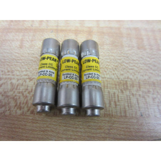 Buss LP-CC-20 Bussmann Fuse Cross Ref 1CX53 (Pack of 3) - New No Box
