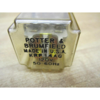 Potter & Brumfield KRP-14AG-120VAC Relay KRP-14AG-120V AC (Pack of 4) - New No Box