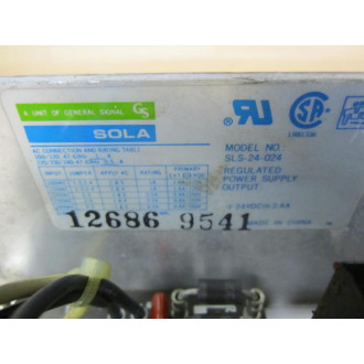 Sola SLS-24-024 Power Supply SLS24024 - Used Sola SLS-24-024 Power Supply SLS24024 - Used
