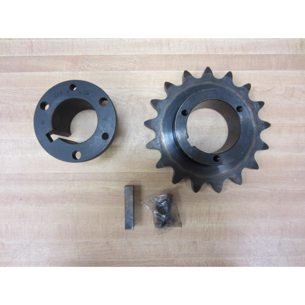 Martin 100Q17H Sprocket w Bushing Q1 2-14 - New No Box Martin 100Q17H Sprocket w Bushing Q1 2-14 - New No Box