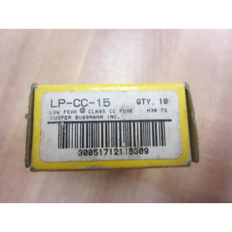 Buss LP-CC-15 Bussmann Fuse Cross ref 1CX48 (Pack of 10) Buss LP-CC-15 Bussmann Fuse Cross ref 1CX48 (Pack of 10)
