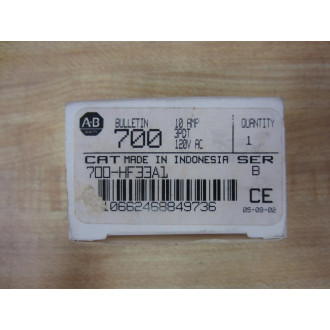 Allen Bradley 700-HF33A1-120VAC Relay 700-HF33A1-120V AC Allen Bradley 700-HF33A1-120VAC Relay 700-HF33A1-120V AC