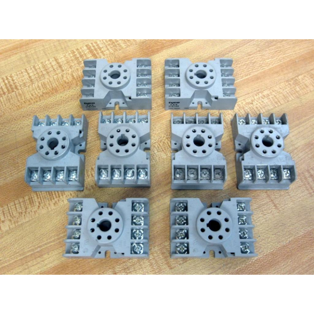 Potter & Brumfield 27E122 Relay Socket (Pack of 8) - New No Box Potter & Brumfield 27E122 Relay Socket (Pack of 8) - New No Box
