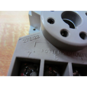 Potter & Brumfield 27E122 Relay Socket (Pack of 8) - New No Box Potter & Brumfield 27E122 Relay Socket (Pack of 8) - New No Box