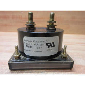 Simpson 1227 Analog Panel Meter 0-50 KV - Used