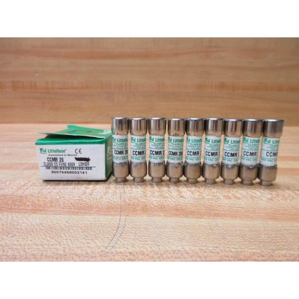 Littelfuse CCMR20 Fuse CCMR020 Cross Ref  486K59 (Pack of 9) Littelfuse CCMR20 Fuse CCMR020 Cross Ref  486K59 (Pack of 9)