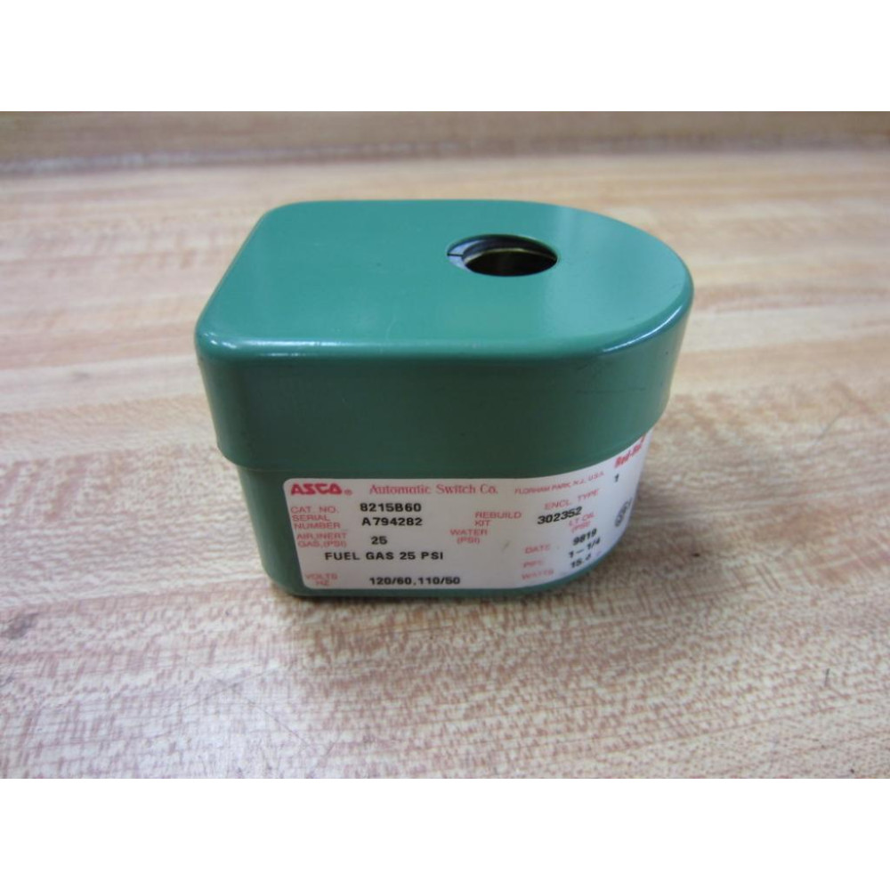 Asco 8215B60 Solenoid Valve Coil Only - New No Box Asco 8215B60 Solenoid Valve Coil Only - New No Box