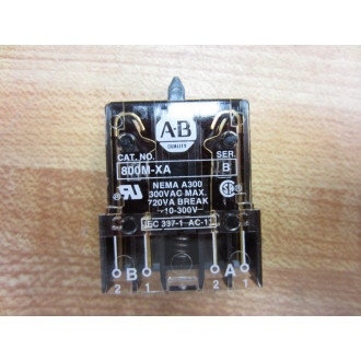Allen Bradley 800M-XA Contact Block 800MXA Series B Allen Bradley 800M-XA Contact Block 800MXA Series B