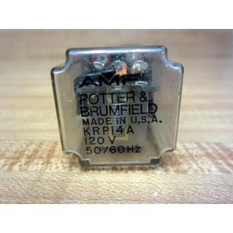 Potter & Brumfield KRP14A-120V Relay KRP14A-120V AC - Used Potter & Brumfield KRP14A-120V Relay KRP14A-120V AC - Used