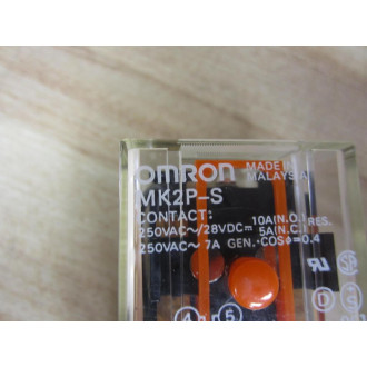 Omron MK2P-S Relay MK2PS ,MK2P-S-250VAC-28VDC - New No Box