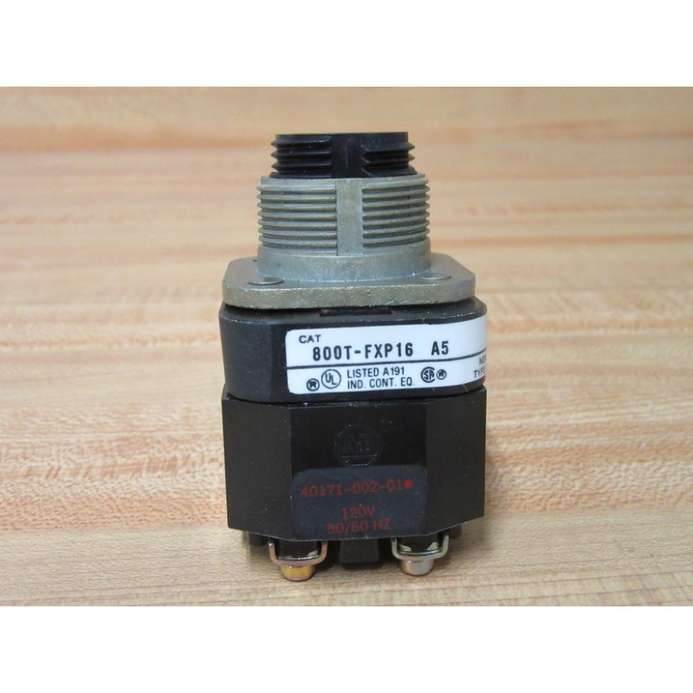 Allen Bradley 800T-FXP16RA5 Button 800TFXP16RA5 WO Accessories - New No Box Allen Bradley 800T-FXP16RA5 Button 800TFXP16RA5 WO Accessories - New No Box