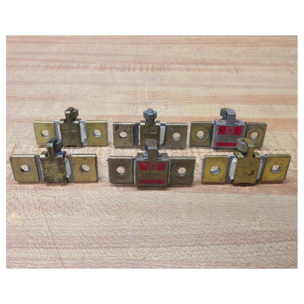 Square D B1.30 Overload Relay Heater Element B130 (Pack of 6) - Used