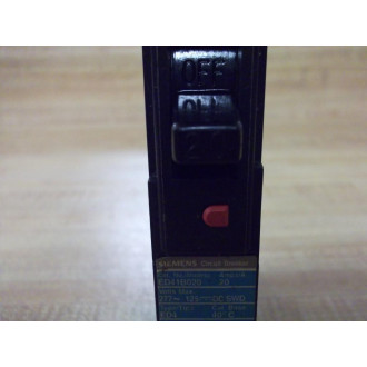 Siemens ED41B020 Circuit Breaker - Used