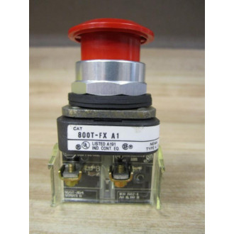 Allen Bradley 800T-FXA1 Pushbutton 800TFXA1 Red - New No Box