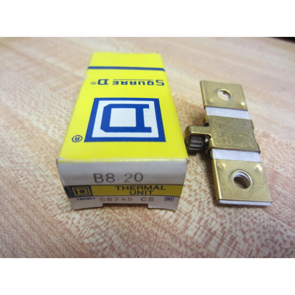 Square D B8.20 Overload Relay Heater Element B820 Square D B8.20 Overload Relay Heater Element B820