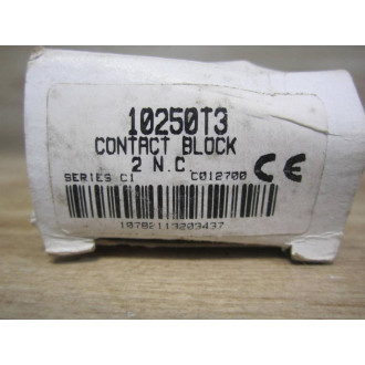 Cutler Hammer 10250T3 Eaton Contact Block Series C1 2 NC Cutler Hammer 10250T3 Eaton Contact Block Series C1 2 NC