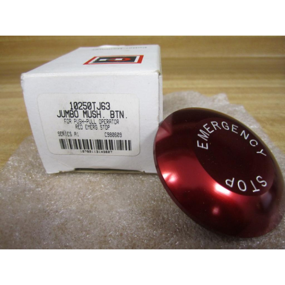 Cutler Hammer 10250T-J63 Jumbo Red Button 10250TJ63 Cutler Hammer 10250T-J63 Jumbo Red Button 10250TJ63