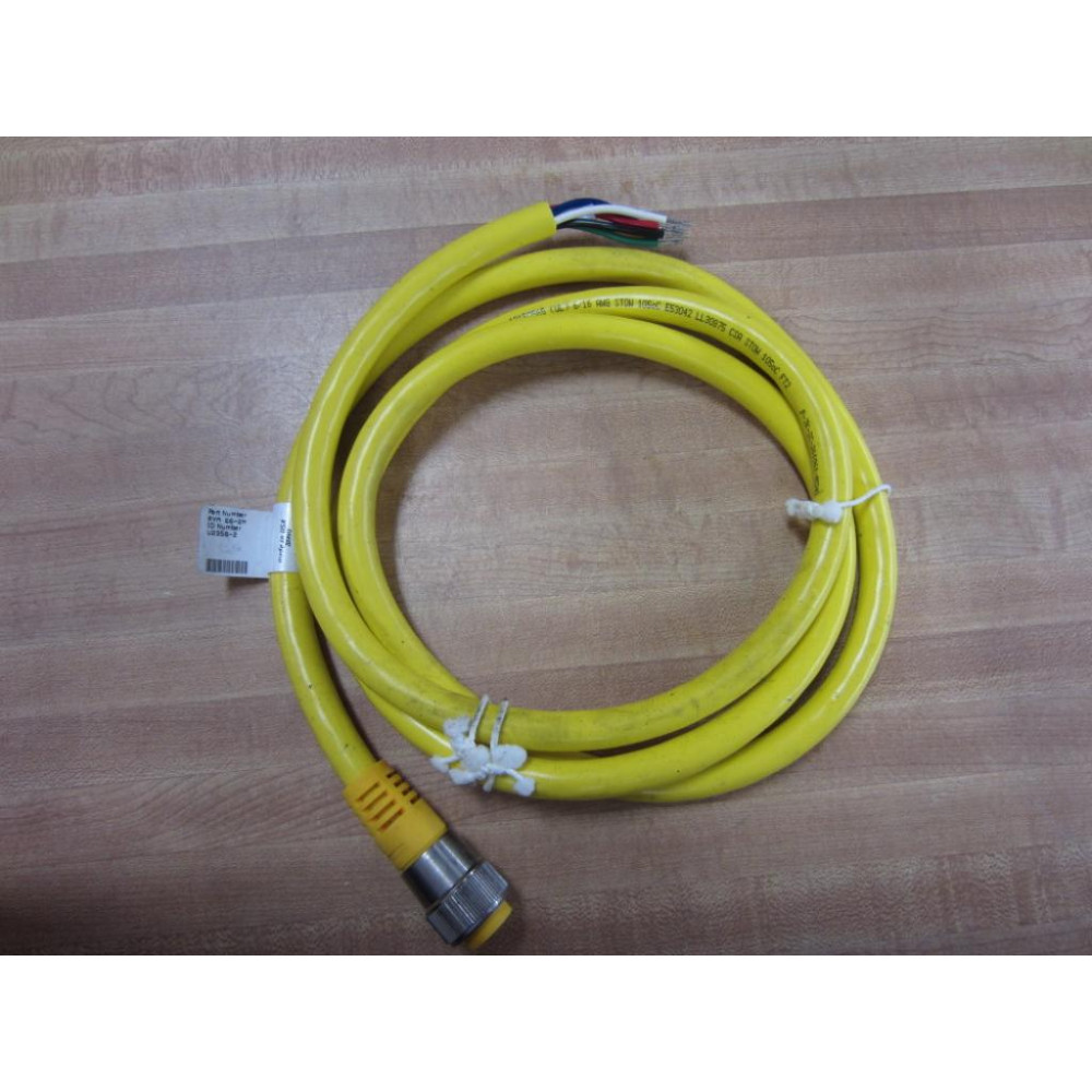 Turck RYM 66-2M RYM662M Cable U2358-2 - New No Box Turck RYM 66-2M RYM662M Cable U2358-2 - New No Box