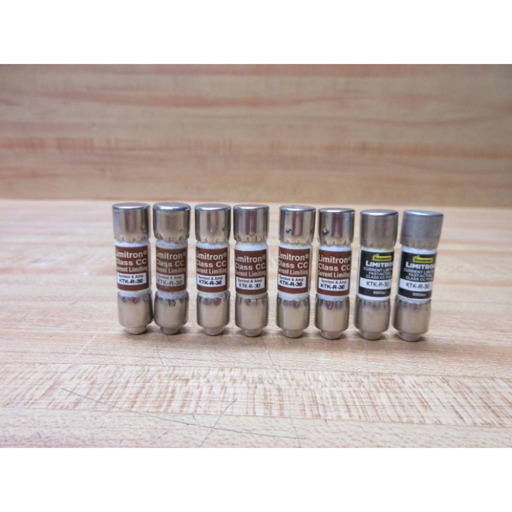 Buss KTK-R-30 Bussmann Fuse Cross Ref 4XC28 (Pack of 8) - New No Box