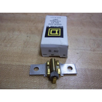 Square D B40 Overload Heater Element B40.0 Square D B40 Overload Heater Element B40.0
