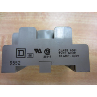 Square D 8501-NR62 Relay Socket 8501NR62 Square D 8501-NR62 Relay Socket 8501NR62