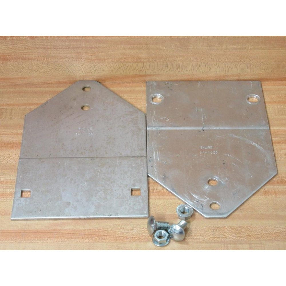 B-Line 9A-1026 6" Aluminum Splice Plate 9A1026 1 Pair - New No Box B-Line 9A-1026 6" Aluminum Splice Plate 9A1026 1 Pair - New No Box