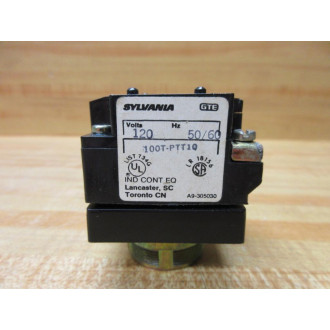 Joslyn Clark Sylvania 100T-PTT10 Pilot Light Unit 100TPTT10 Core Only - Used