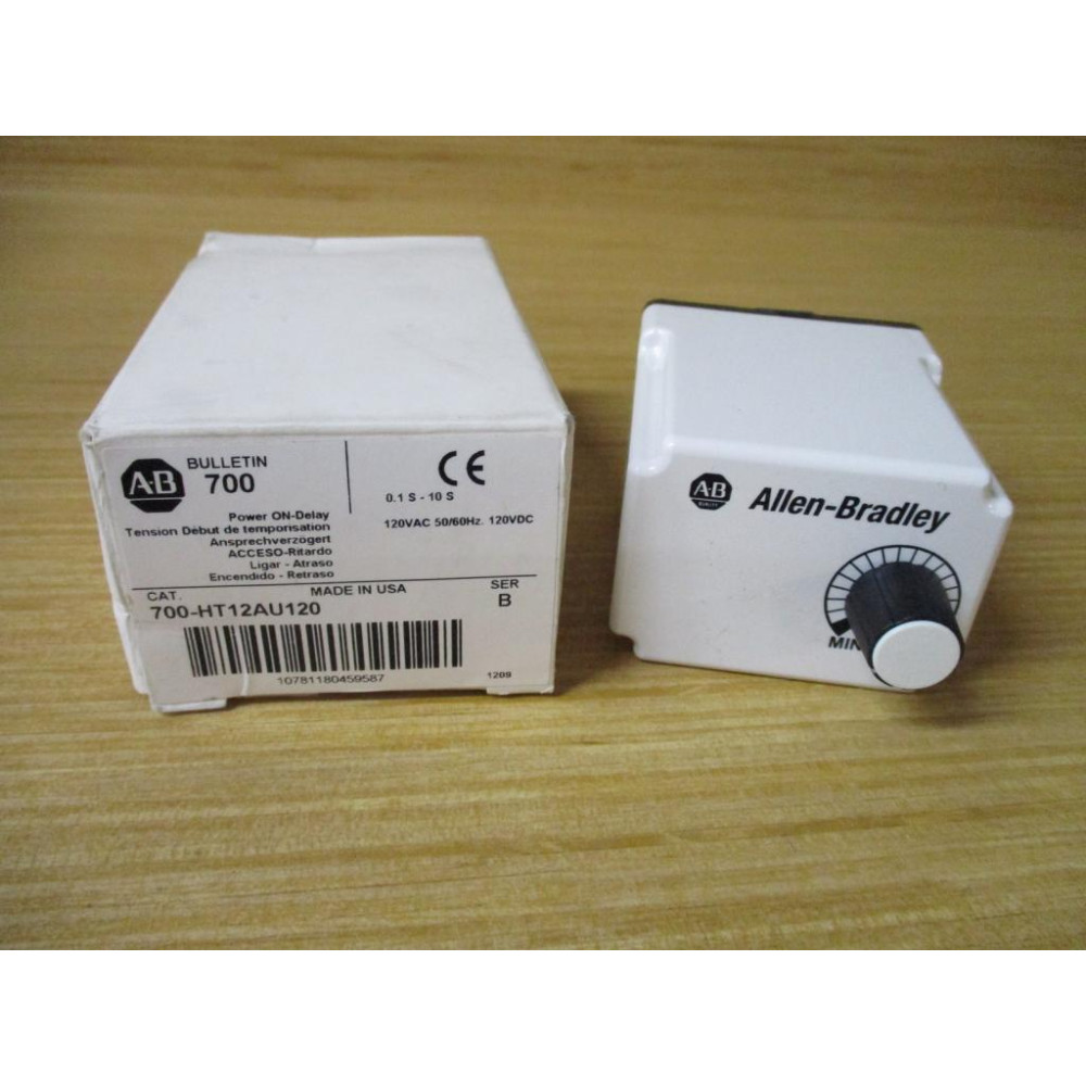 Allen Bradley 700-HT12AU120 Time Delay Relay Ser. B