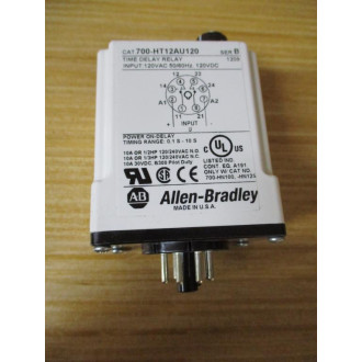 Allen Bradley 700-HT12AU120 Time Delay Relay Ser. B
