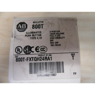 Allen Bradley 800T-FXTQH24RA1 Button 800TFXTQH24RA1