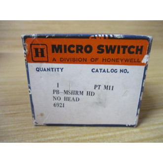 Honeywell  Micro Switch PTM11 Pushbutton