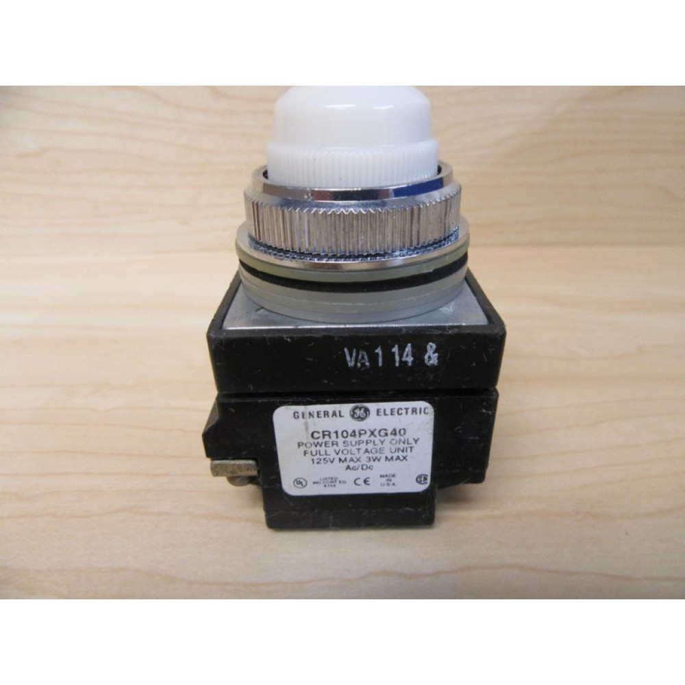 General Electric CR104PLG88W Indicating Light GE - Used