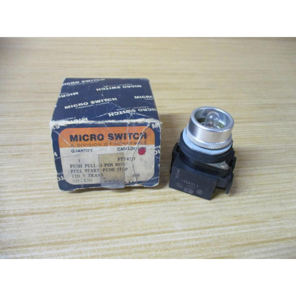 Honeywell Micro Switch PTY4211 Push Pull Switch
