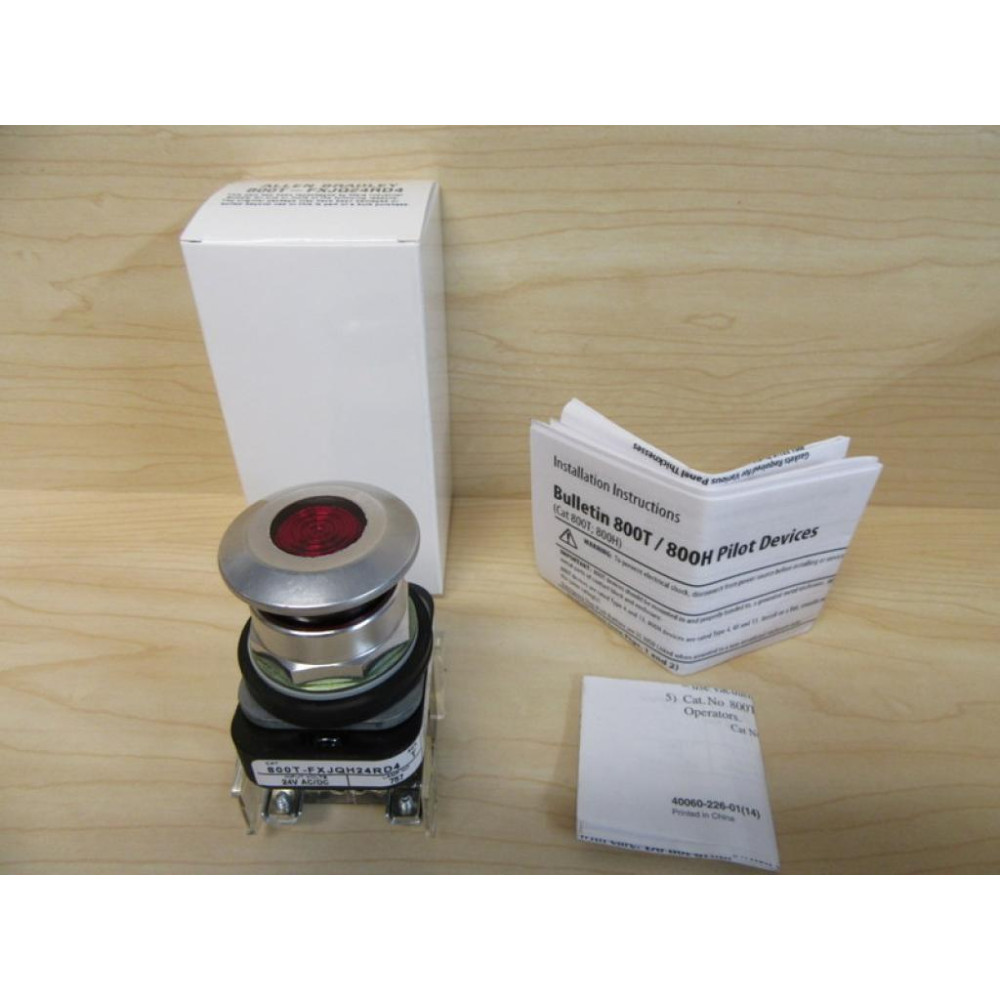 Allen Bradley 800T-FXJQ24RD4 Illuminated Push Button