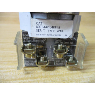 Allen Bradley 800T-N6104KF4B Selector Switch - Used