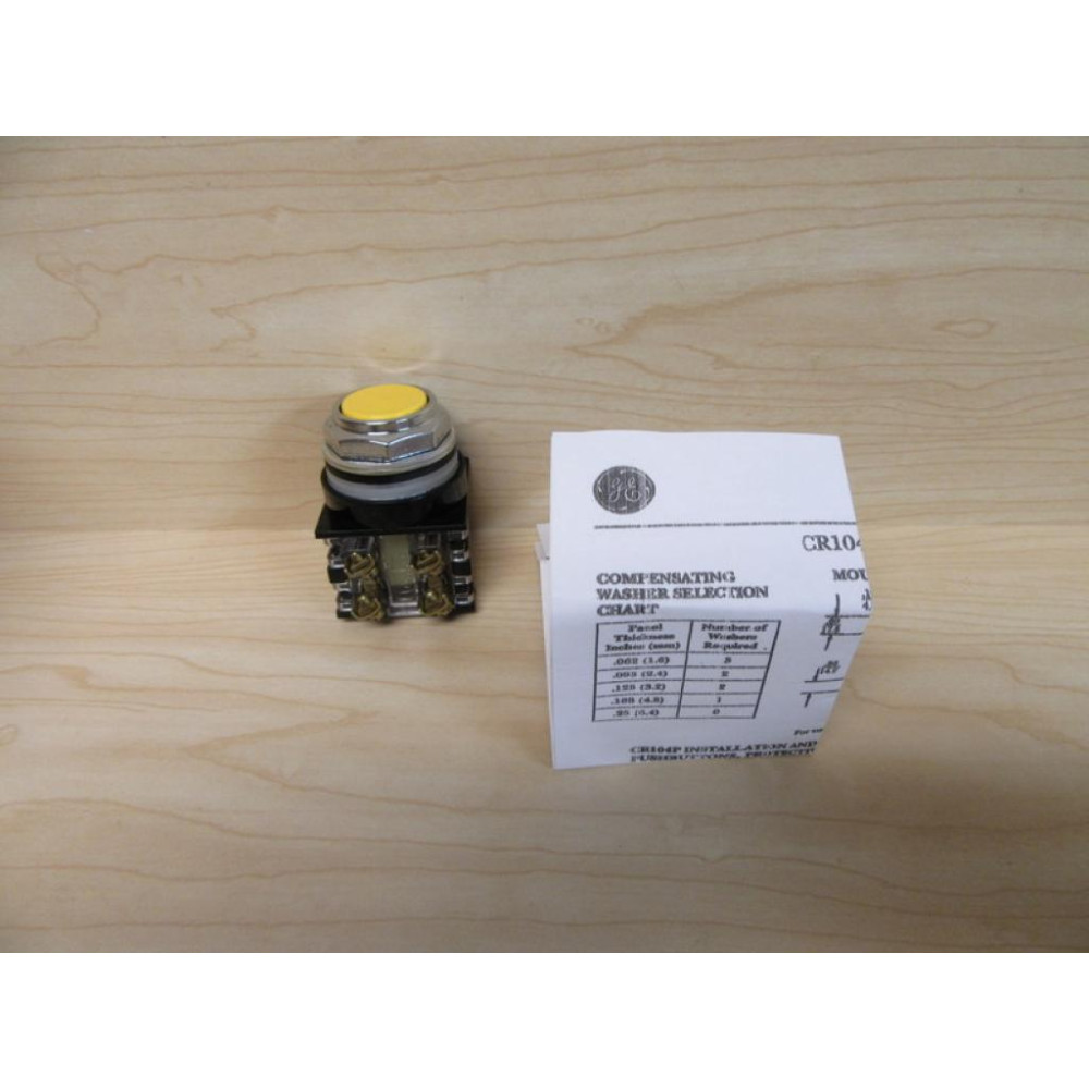 General Electric CR104PBG91E1 Push Button Switch - New No Box