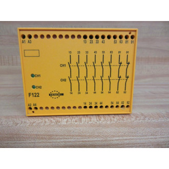 Tesch 07400036 Safety Relay F122x04 - Used