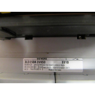 Siemens 3LD2504-3VK53 Emergency Switch 3LD25043VK53 - New No Box