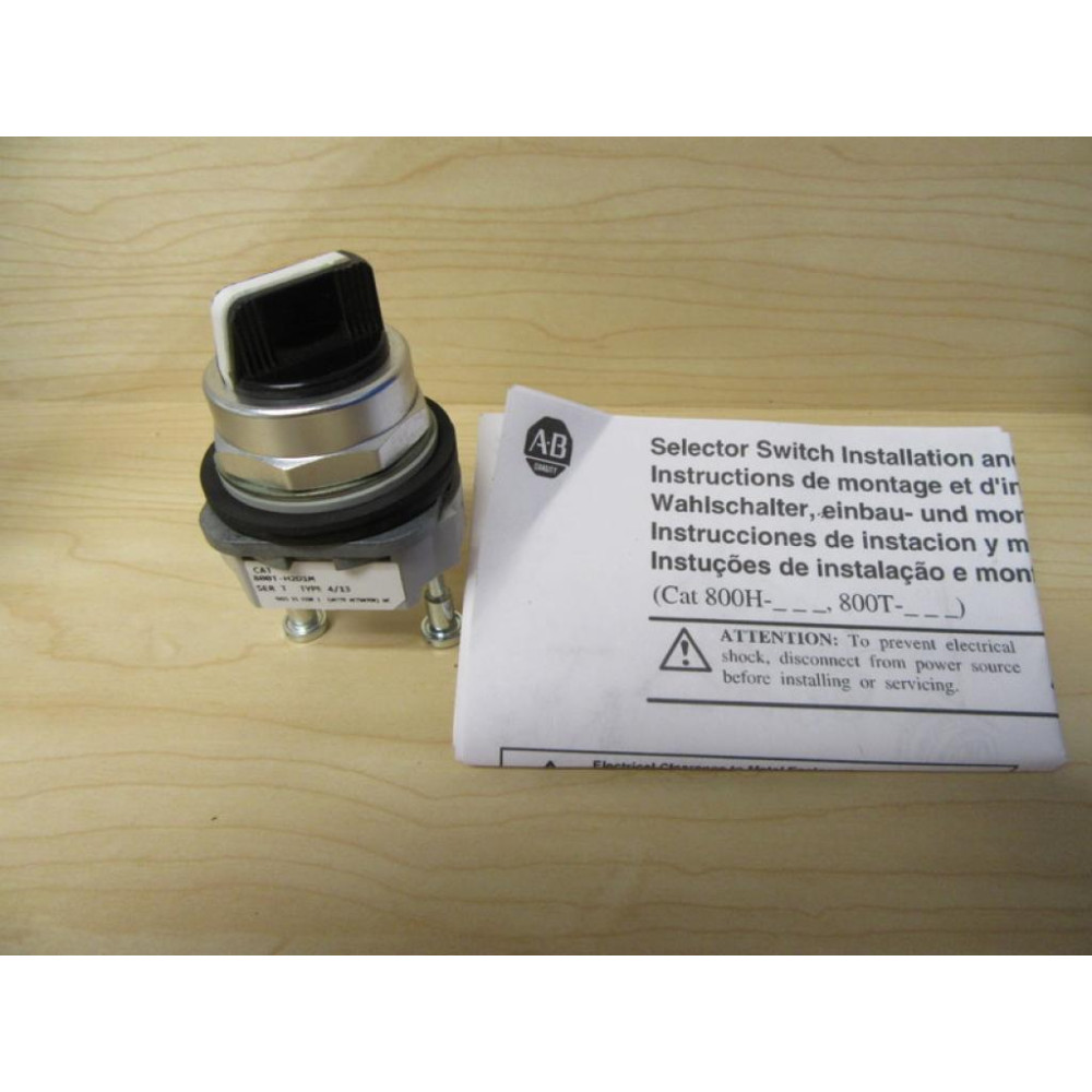 Allen Bradley 800T-H2D1M Selector Switch - New No Box