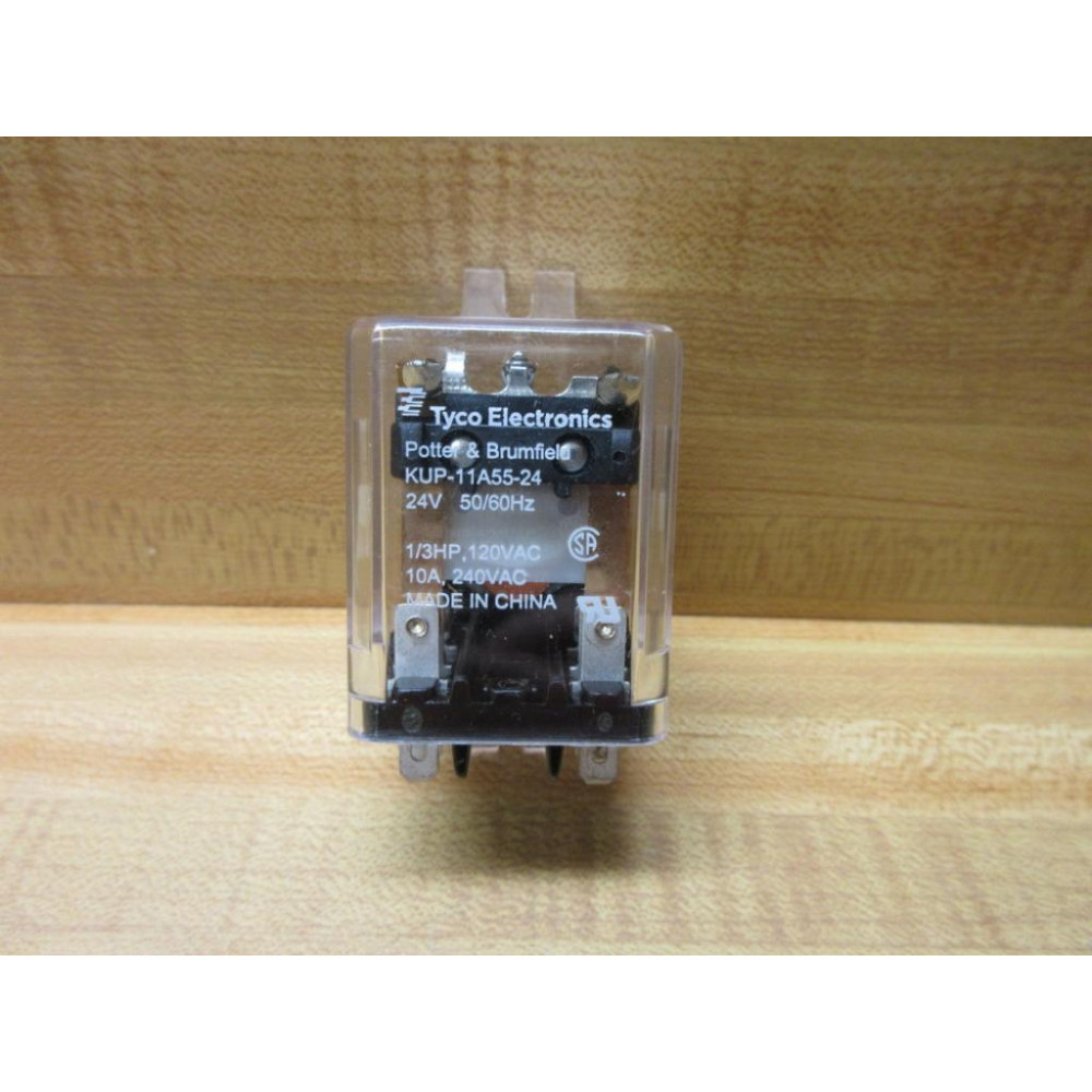 Potter & Brumfield KUP-11A55-24V AC Relay KUP11A55-24VAC - Used