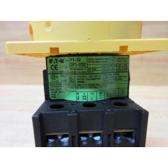 Eaton P1-32SP1-032 Disconnect Switch P1-32 - Used