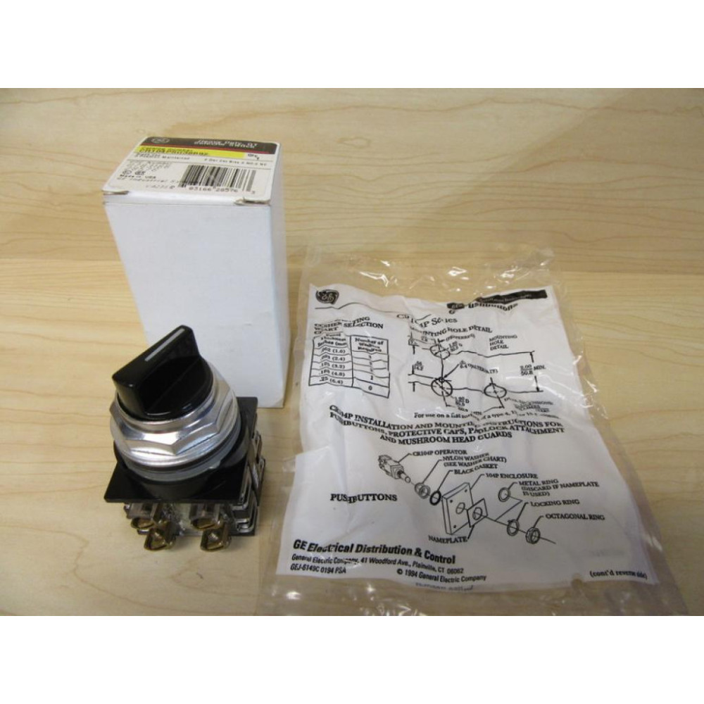 General Electric CR104PSG36B92 Selector Switch